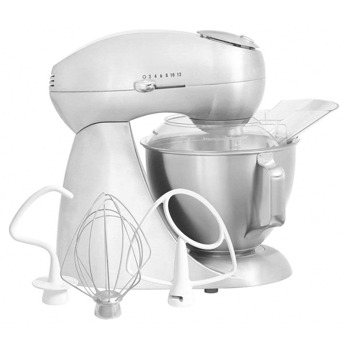 Hamilton Beach Eclectrics 63220 Sterling mixer with bowl, shield and three tools